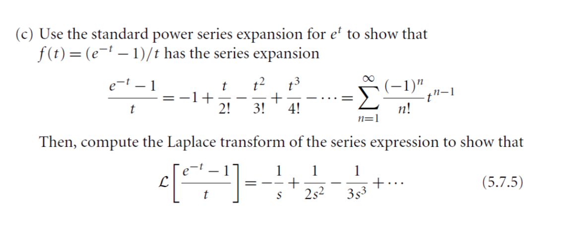 solved-use-the-standard-power-series-expansion-for-e-t-to-chegg