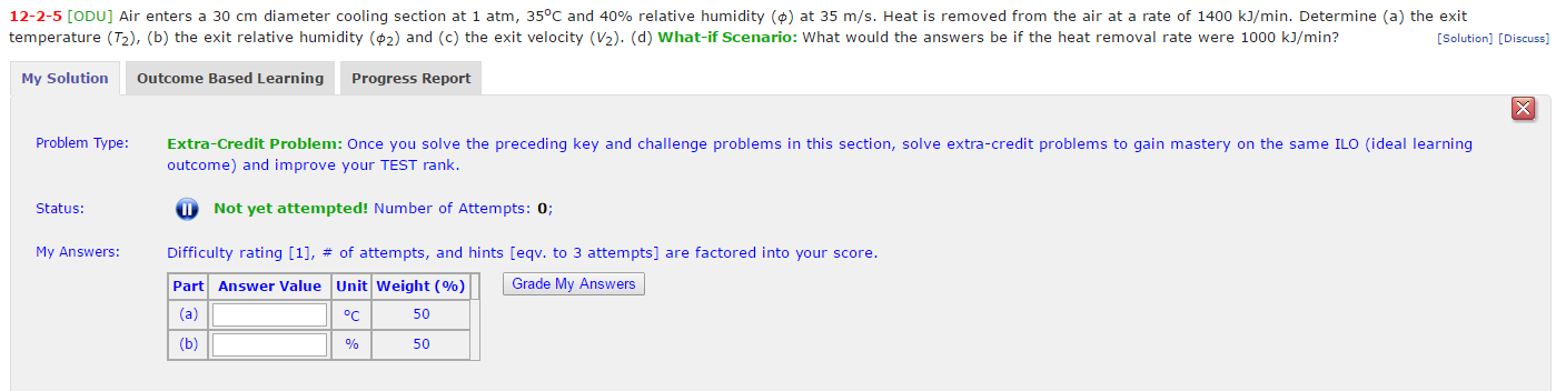 Solved Air enters a 30 cm diameter cooling section at 1 atm, | Chegg.com