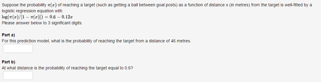 Suppose The Probability Pi(x) Of Reaching A Target | Chegg.com