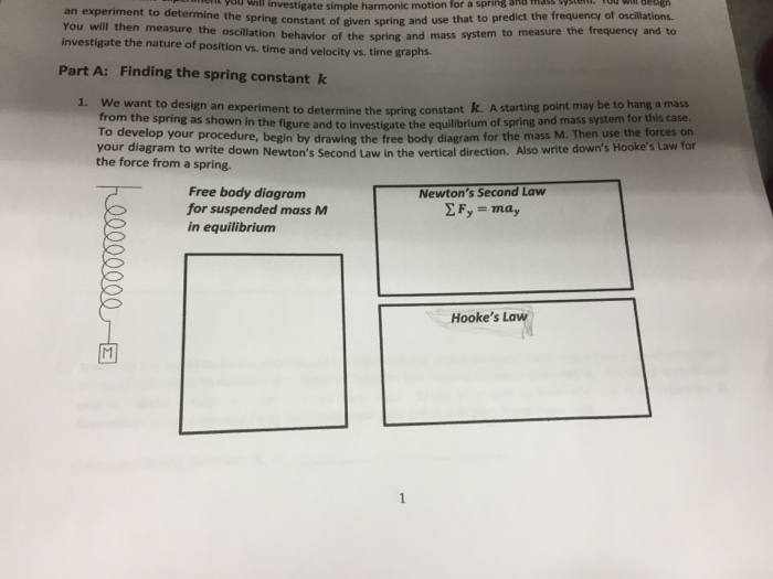 Solved We want to design an experiment to determine the | Chegg.com