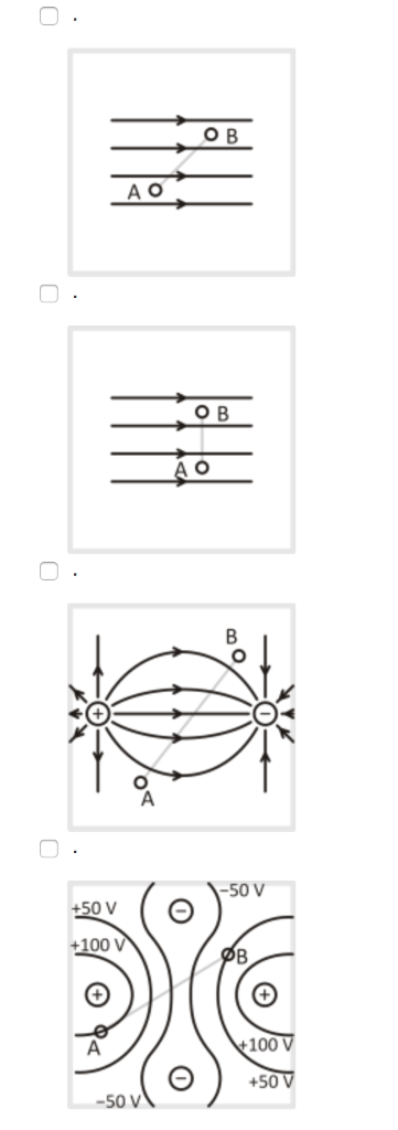 Solved A charge of Q = −1 µC is moved from point A to point | Chegg.com