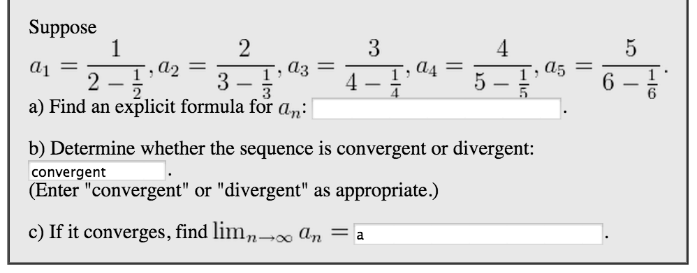 sequences calculus calculator