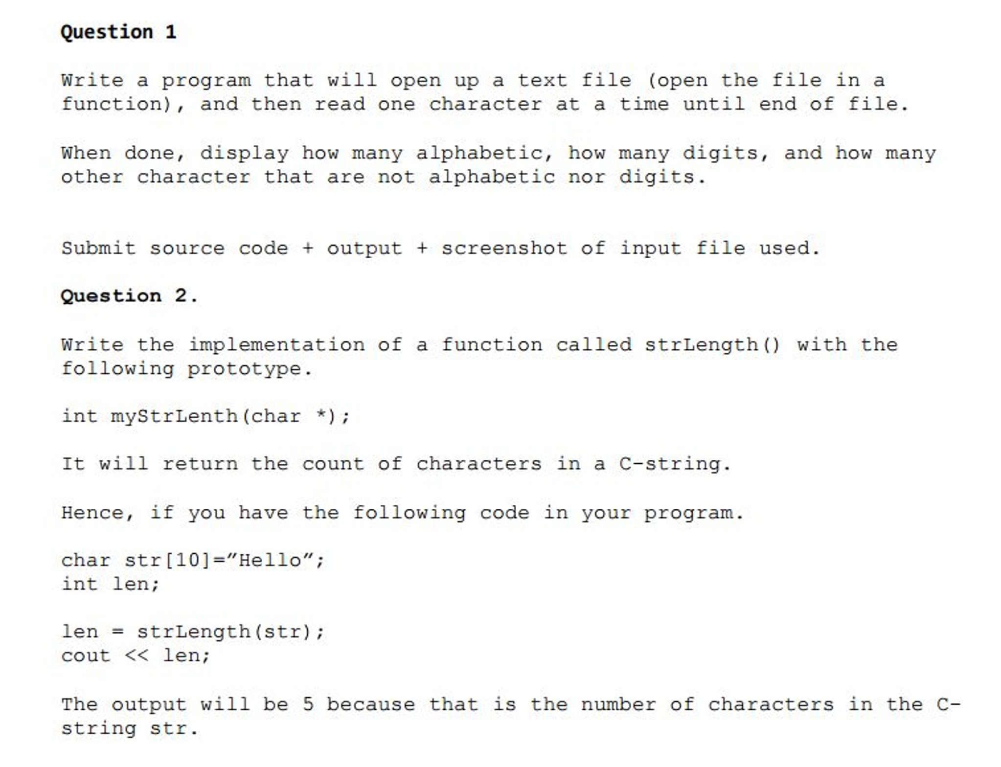 Solved Write a program that will open up a text file (open | Chegg.com