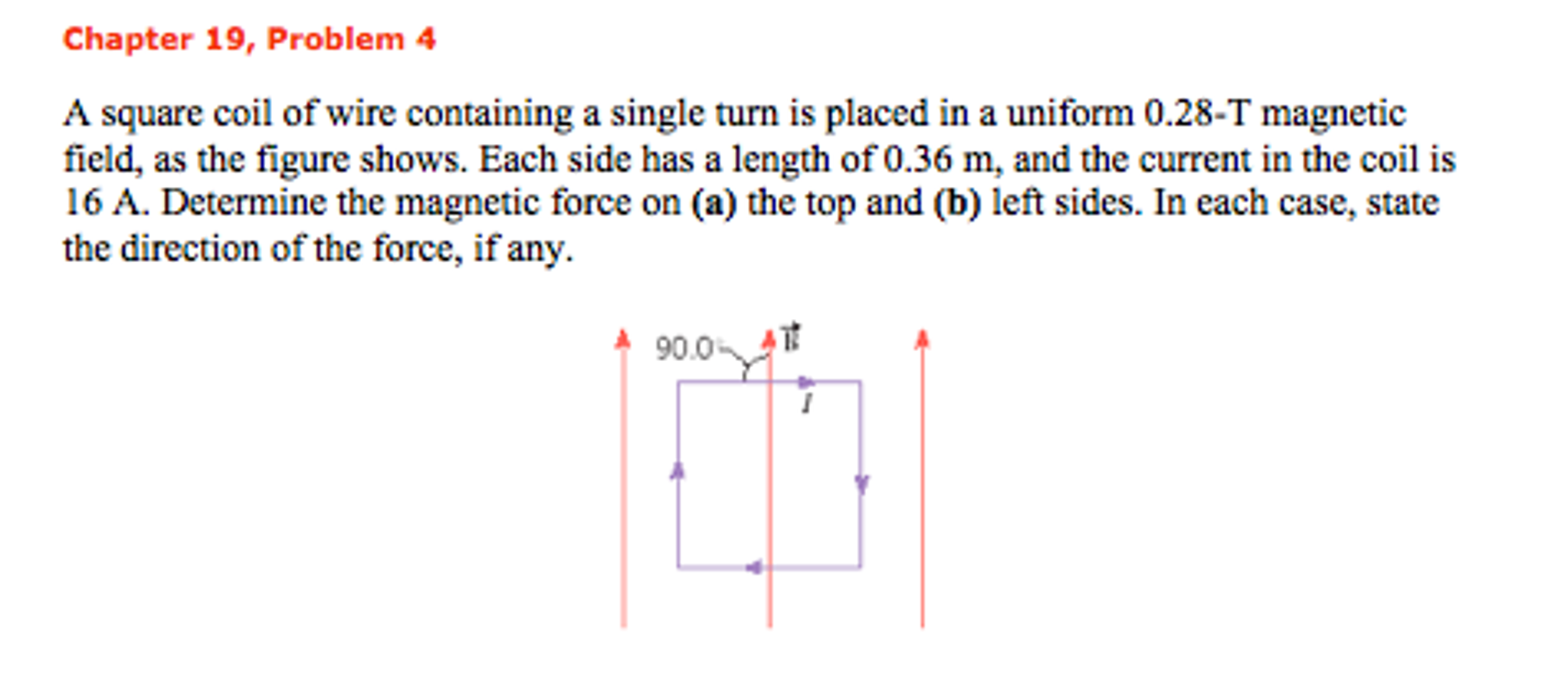 Solved A square coil of wire containing a single turn is | Chegg.com