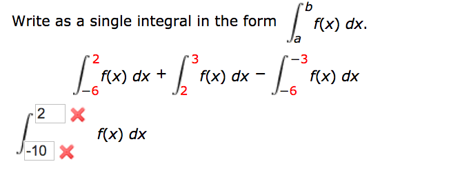 Write As A Single Integral In The Form