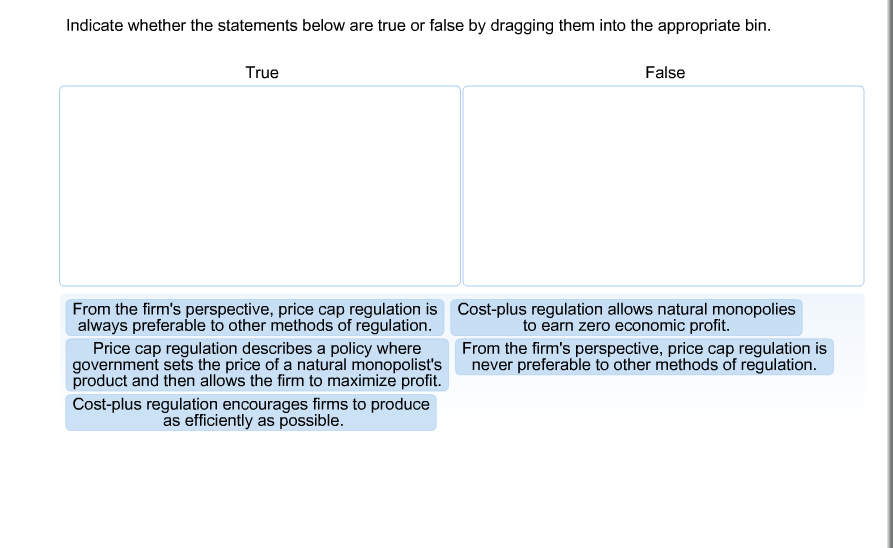 Solved Indicate whether the statements below are true or