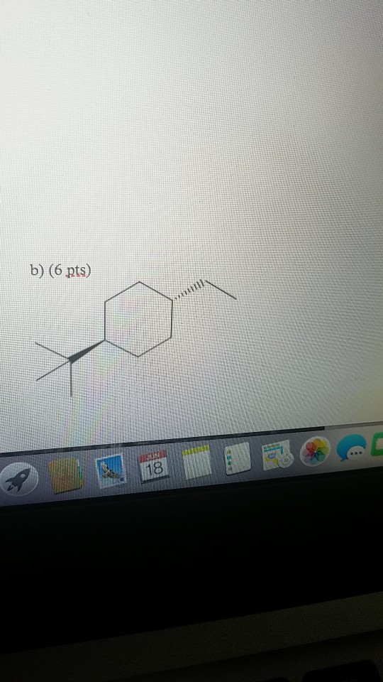 Solved Draw Two Chair Conformations Of The Compound And