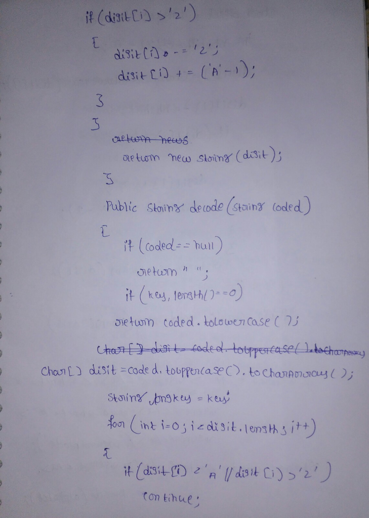 Create a Java program that will encrypt a message and decryted a ...