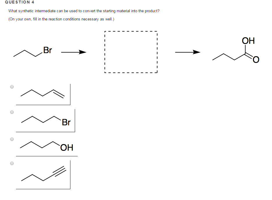 Solved What Synthetic Intermediate Can Be Used To Convert | Chegg.com