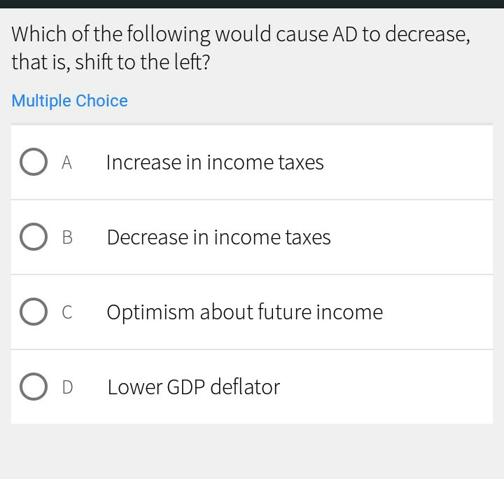 Solved If everything else remains the same, a rise in the | Chegg.com