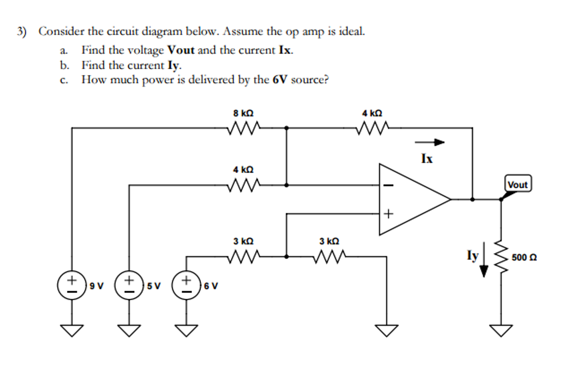 Solved Consider The Circuit Diagram Below Assume The Op Amp 