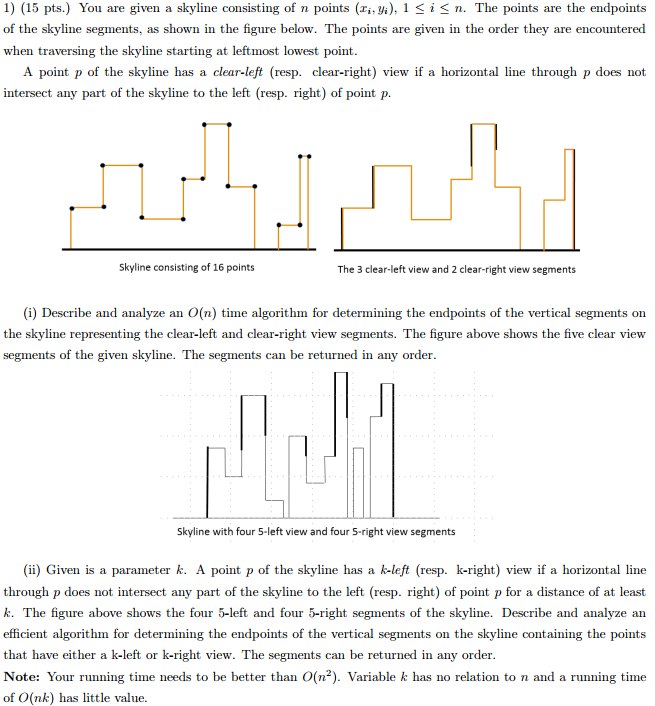 Solved You are given a skyline consisting of n points (x_i,