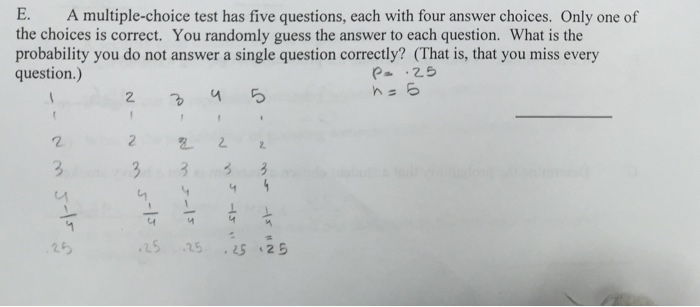 solved-e-a-multiple-choice-test-has-five-questions-each-chegg