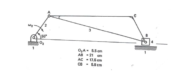 Solved The crank (link 2) of the crank-slider mechanism | Chegg.com