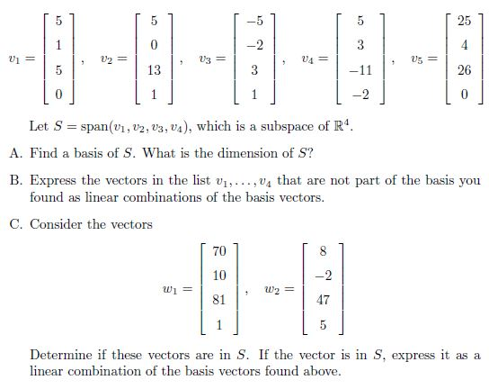 Linear combination of vectors shop calculator