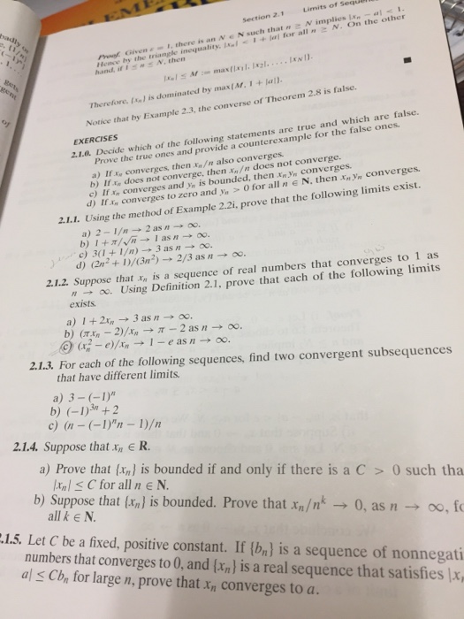 Solved Decide which of the following statement are true and | Chegg.com