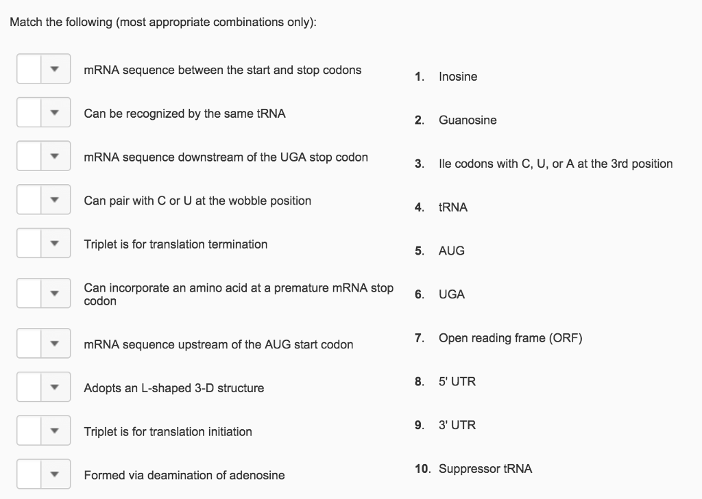 solved-match-the-following-most-appropriate-combinations-chegg