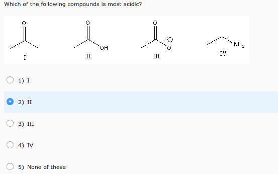 Solved Which of the following compounds is most acidic and | Chegg.com