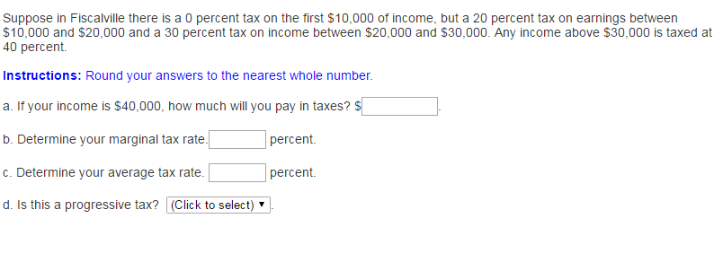 Solved Suppose In Fiscalville There Is A 0 Percent Tax On | Chegg.com