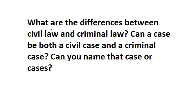 Solved What Are The Differences Between Civil Law And Chegg Solved What Are The Differences Between Civil Law And Chegg
