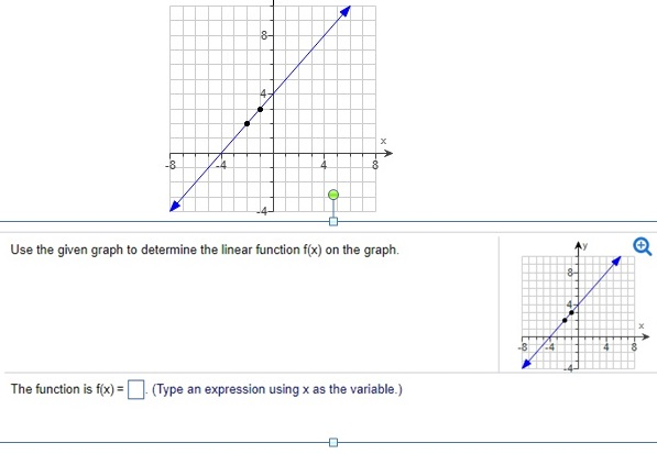 Solved Use the given graph to determine the linear | Chegg.com