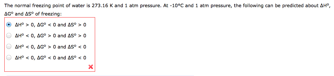 solved-the-normal-freezing-point-of-water-is-273-16-k-and-1-chegg