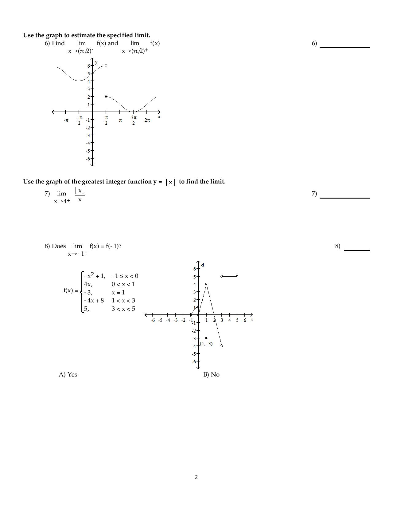 Solved Use the graph to evaluate the limit. Calculus: | Chegg.com