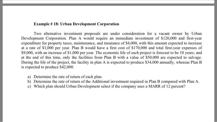 case study of urban development corporation