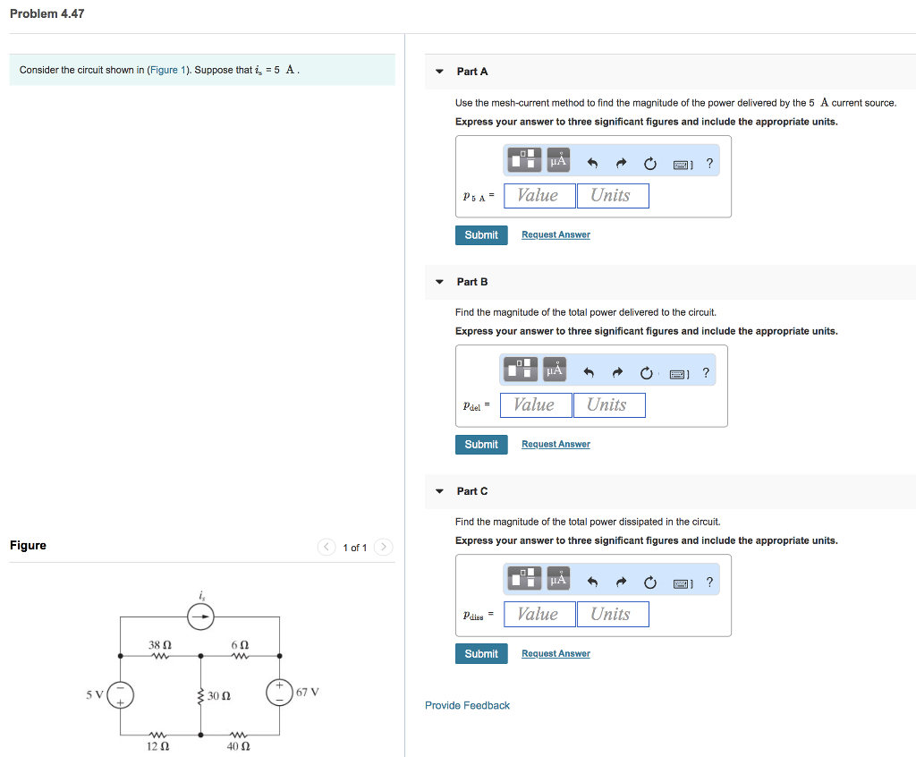 Solved Problem 4.47 Consider the circuit shown in (Figure | Chegg.com