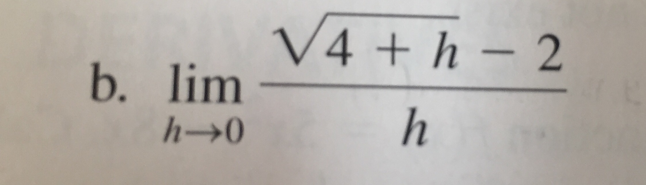solved-lim-h-rightarrow-0-squareroot-4-h-2-h-chegg