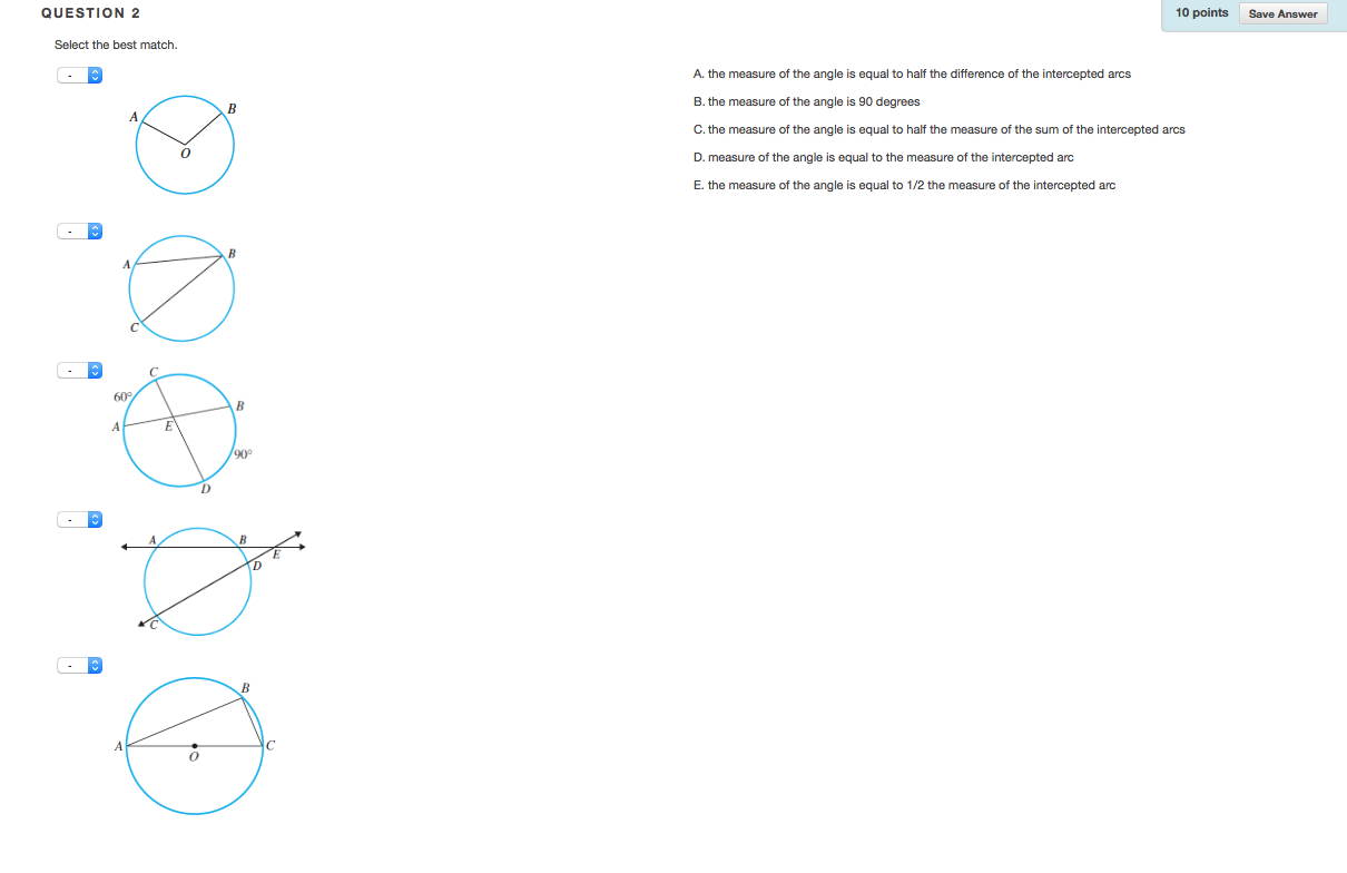 Solved 10 points Save Answer 10 points QUESTION 2 Select | Chegg.com