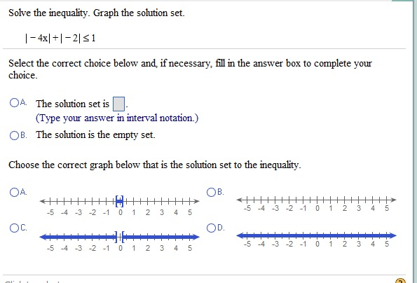 Solved Solve the inequality. Graph the solution set. | Chegg.com