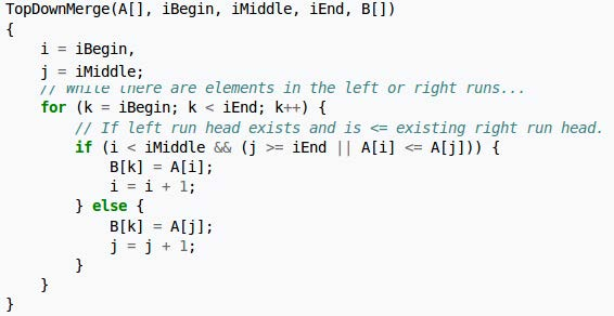 Descubrimiento Decir la verdad Es mas que merge sort algorithm code ...