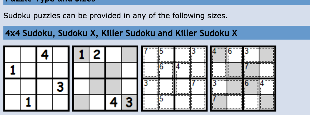 Solved Sudoku Puzzles Can Be Provided In Any Of The Chegg
