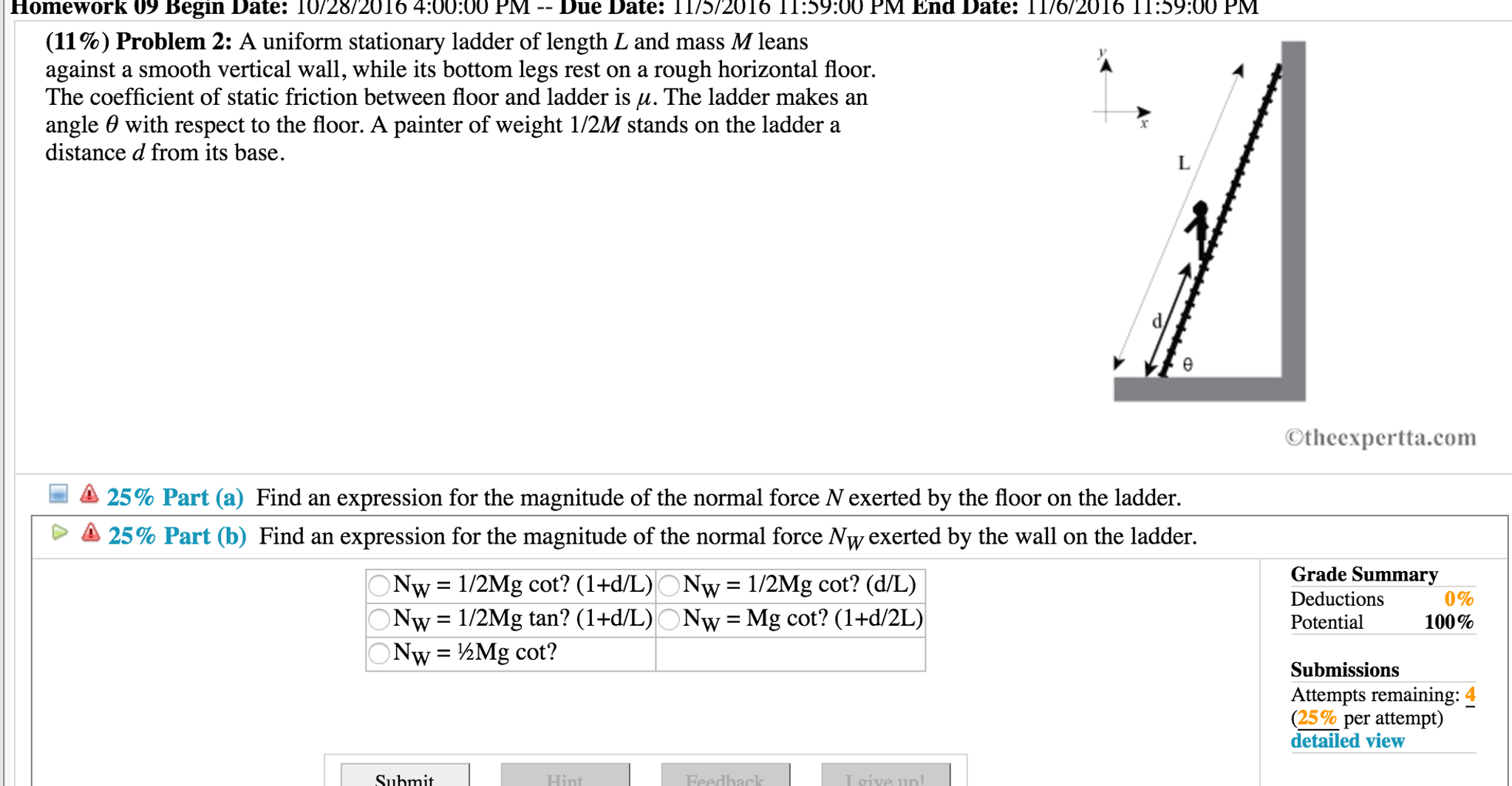 Solved Homework 09 Begin Date: 10/28/2016 4:00:00 PM Due | Chegg.com