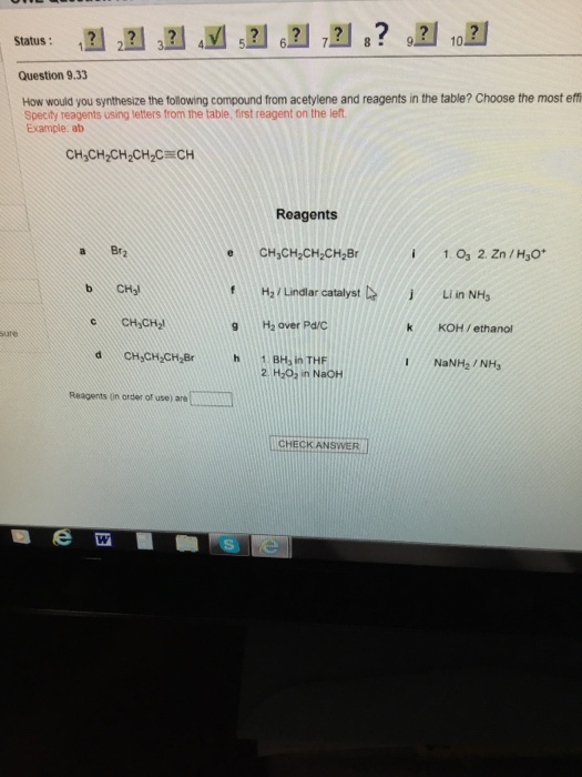 Solved How Would You Synthesize The Following Compound From | Chegg.com