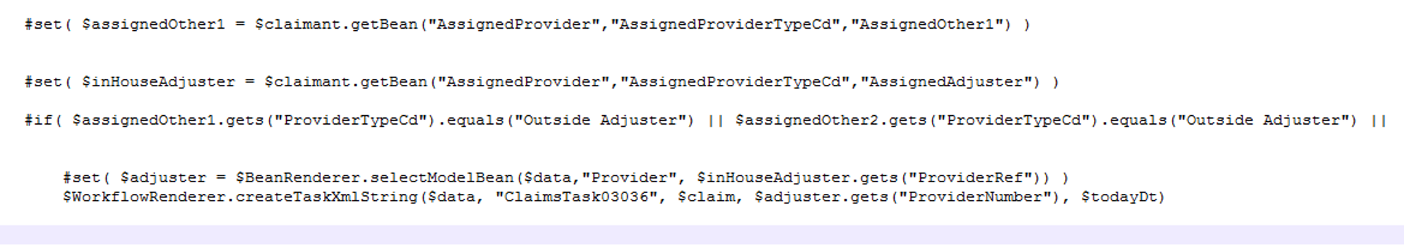 Solved Convert each line to Java #set($assignedOtherl = | Chegg.com