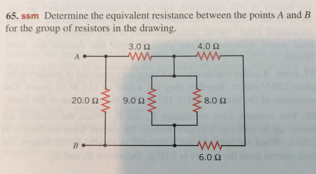 Solved Determine the equivalent resistance between the