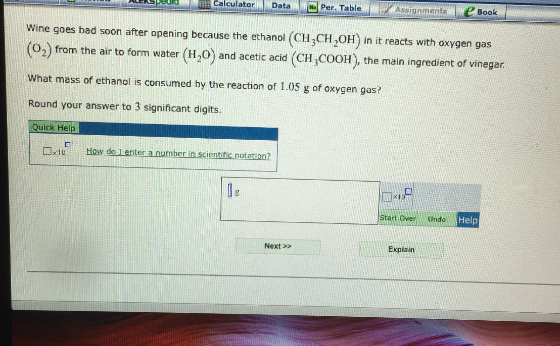 Solved Wine goes bad soon after opening because the