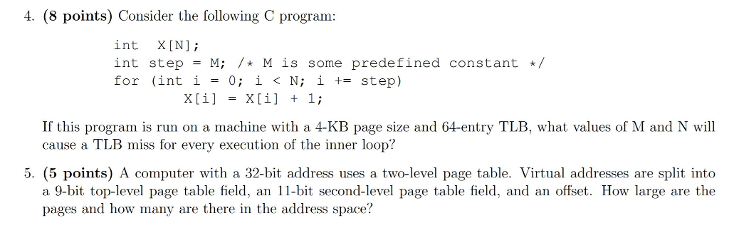 Solved Consider the following C program: int X [N]: int | Chegg.com