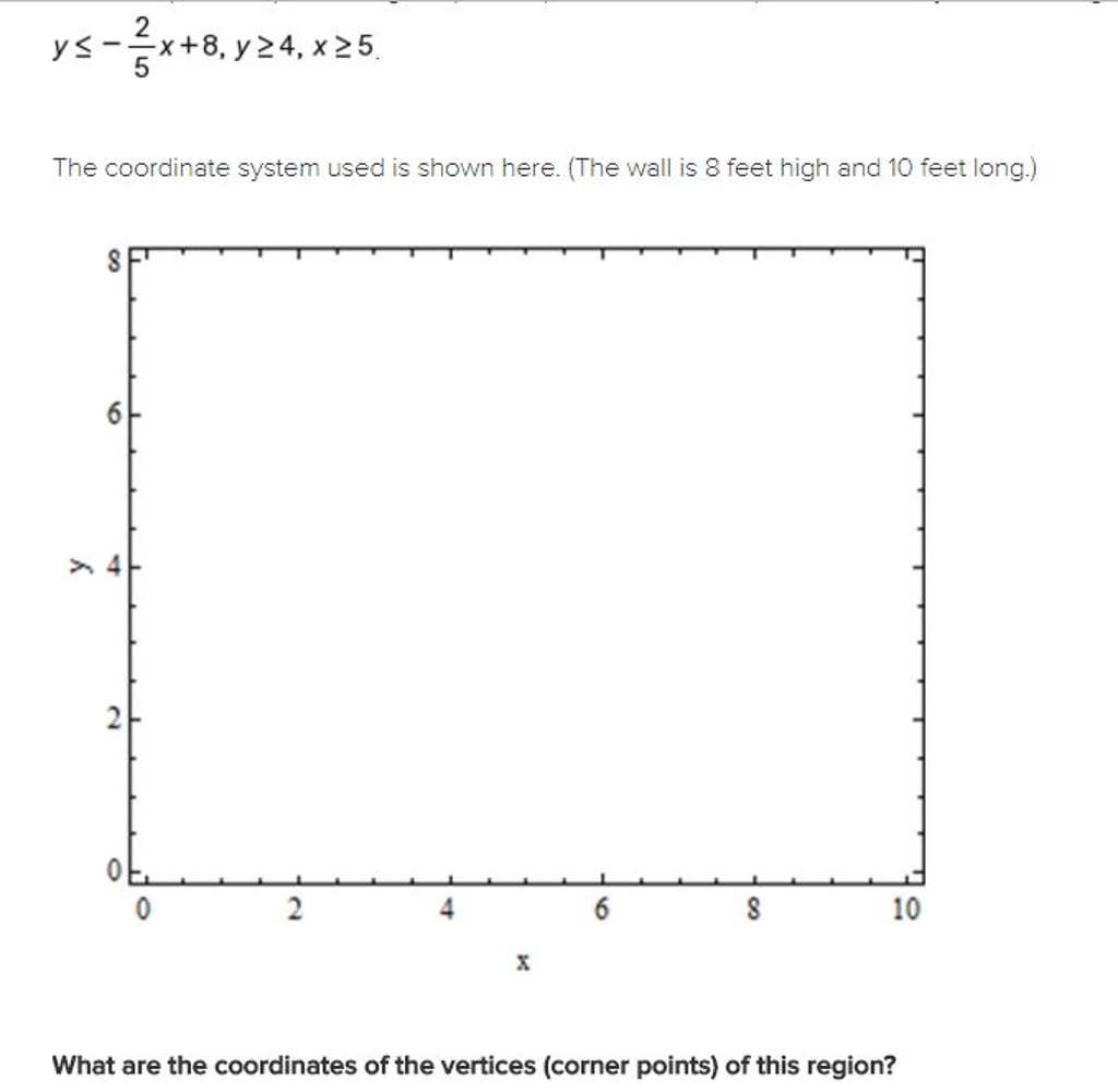 2 9 y is less than or equal to 5 9