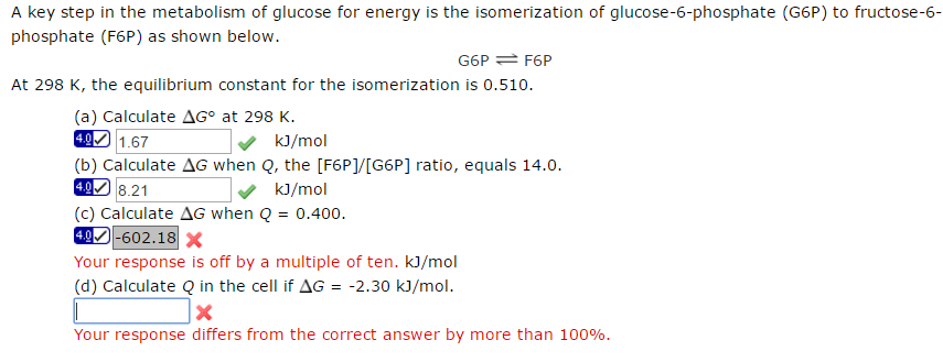 Solved A key step in the metabolism of glucose for energy is | Chegg.com
