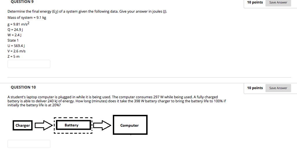 Solved QUESTION 9 10 points Save Answer Determine the final | Chegg.com