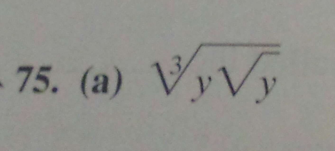 Solved ^3Squareroot y Squareroot y | Chegg.com