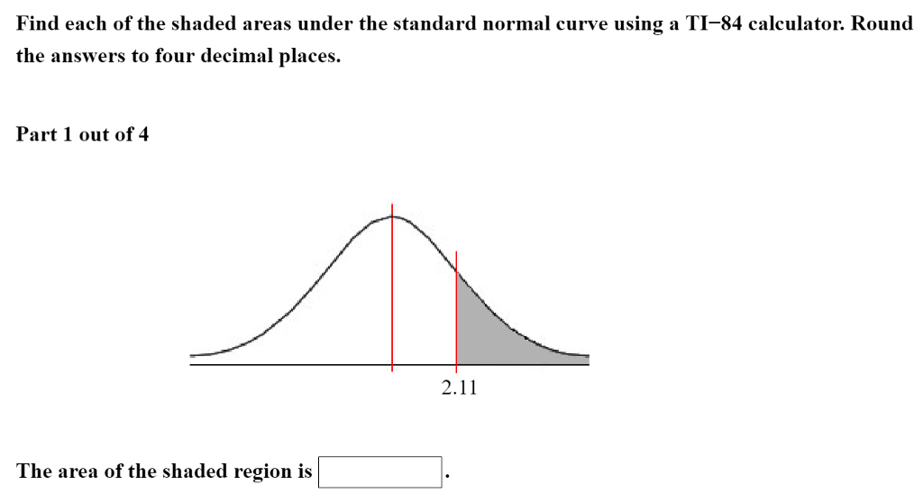 Solved Find each of the shaded areas under the standard | Chegg.com