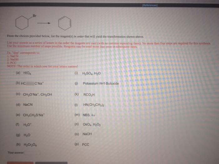 solved-from-the-choices-provided-below-list-the-reagent-s-chegg