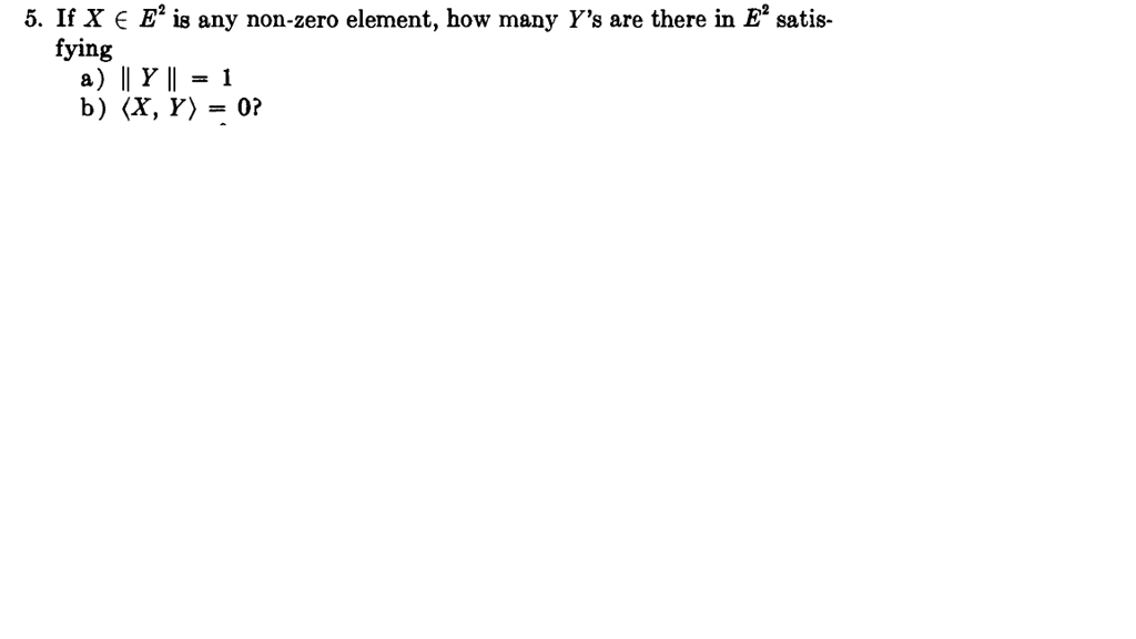 Solved If X sum E^2 is any non-zero element, how many Y's | Chegg.com