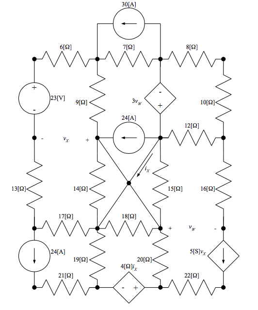 Solved 6. Use the Node-Voltage Method to write a complete | Chegg.com