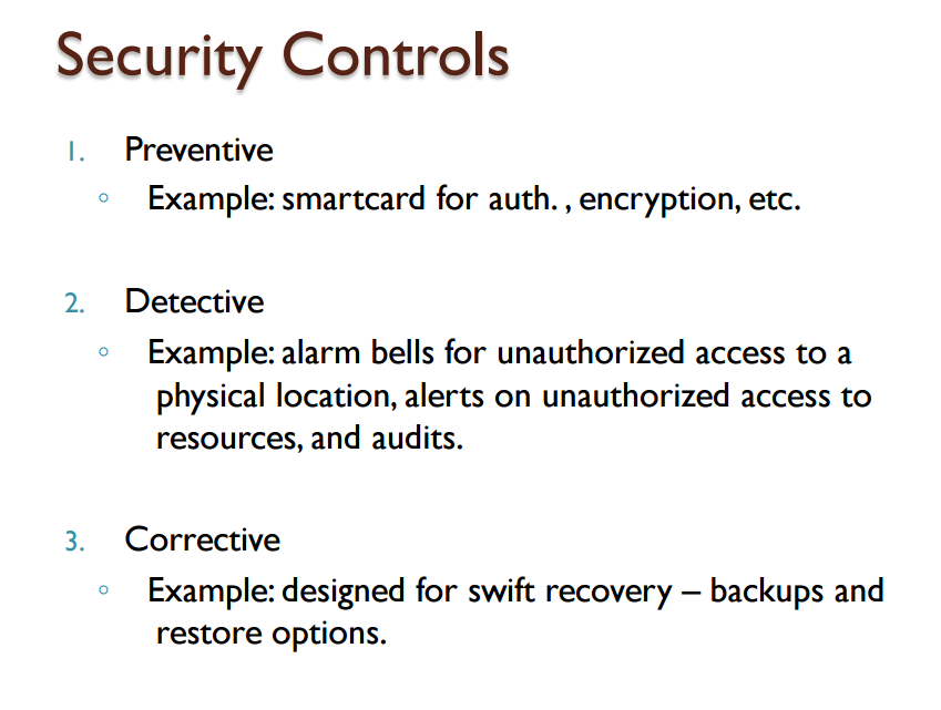 Solved Two Dimensional Security Controls PhysicalTechnical