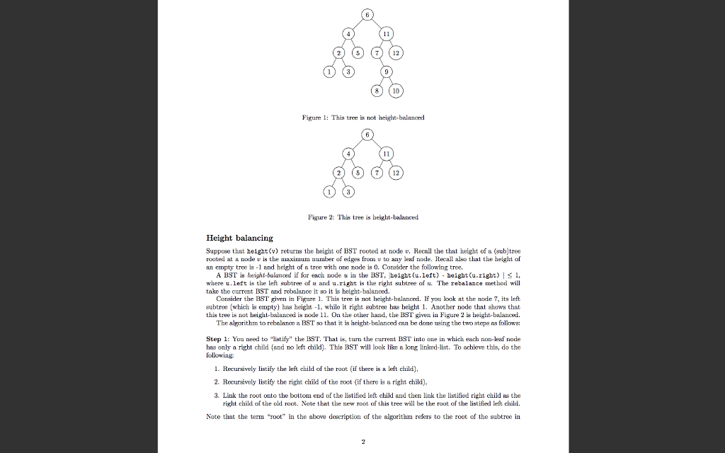 Bst Implementation Java Programming Standards programming standards, a | Chegg.com